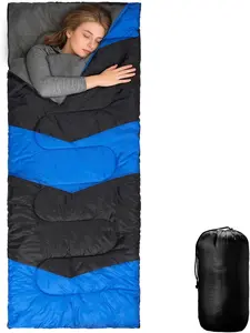 VINGLI Camping Sleeping Bag, Cold Weather & Warm for Adults Big and Tall, Lightweight, Waterproof, Backpacking, Camping Gear Equipment for Traveling,Hiking,Hotel,Outdoor & Indoor
