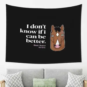 BoJack Horseman Themed Peach Skin Velvet Tapestry| Suitable for Living Room, Bedroom, Dorm Room, Fun Print, Perfect Gift, Reusable