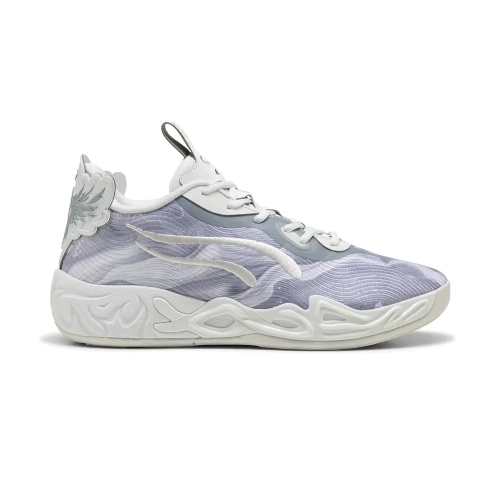 PUMA Mens X Lamelo Ball Mb.04 Lo Team Basketball Sneakers Shoes - Grey PUMA Mens X Lamelo Ball Mb.04 Lo Team Basketball Sneakers Shoes - Grey