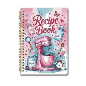 Blank Recipe Book to Write in Your Own Recipes Notebook Cookbook Journal 8.5 x 11 inch with Stickers Gift Ideas for Women Wife Mom