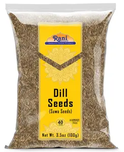 Dill Seeds (Suwa / Sua) Whole Seeds - 3.5oz (100g) - Rani Brand Authentic Indian Products