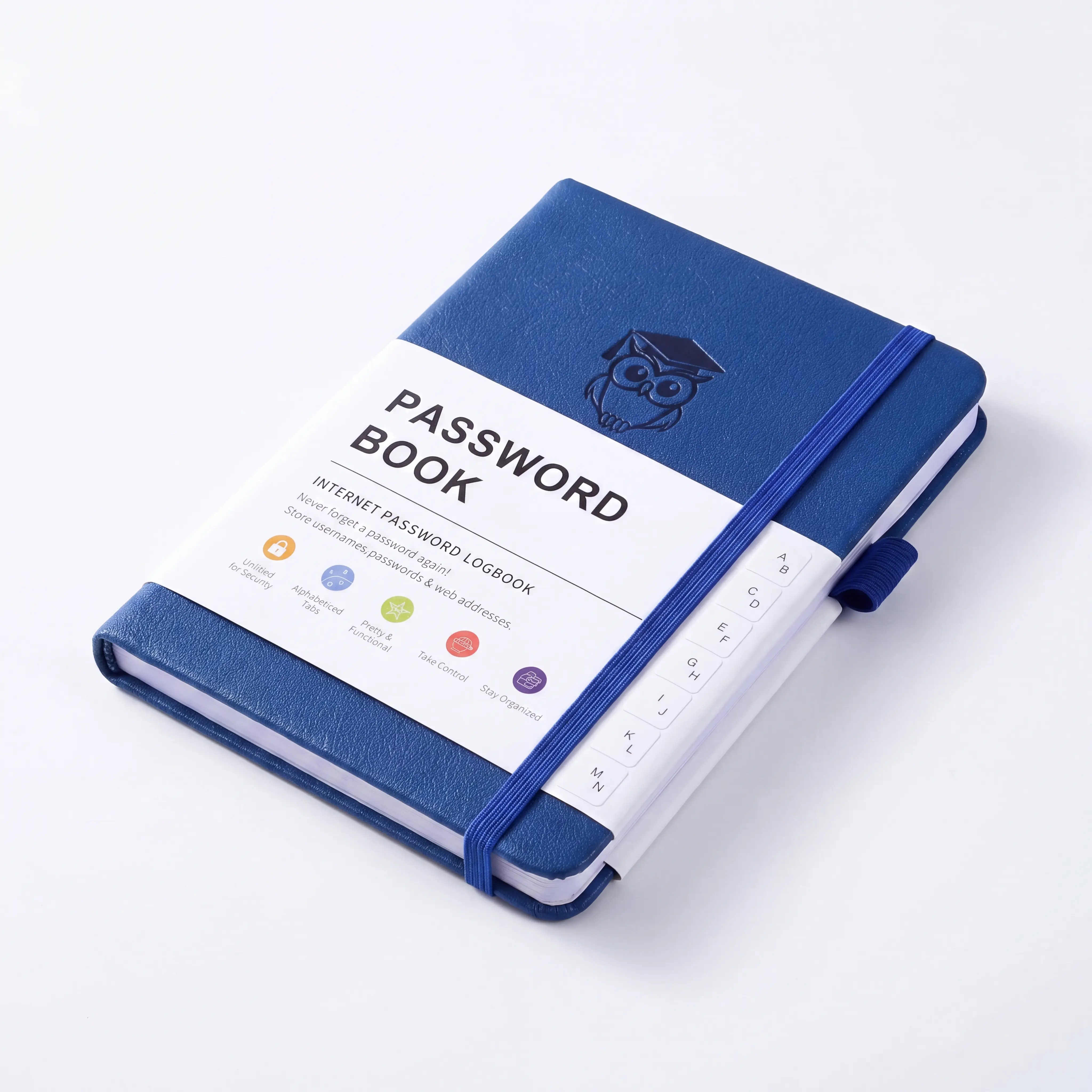 Notebook With Alphabetical Tabs For Easy Organization - Perfect For Seniors, Internet Password Logbook, Address Organizer, And Pocket-Sized Convenie