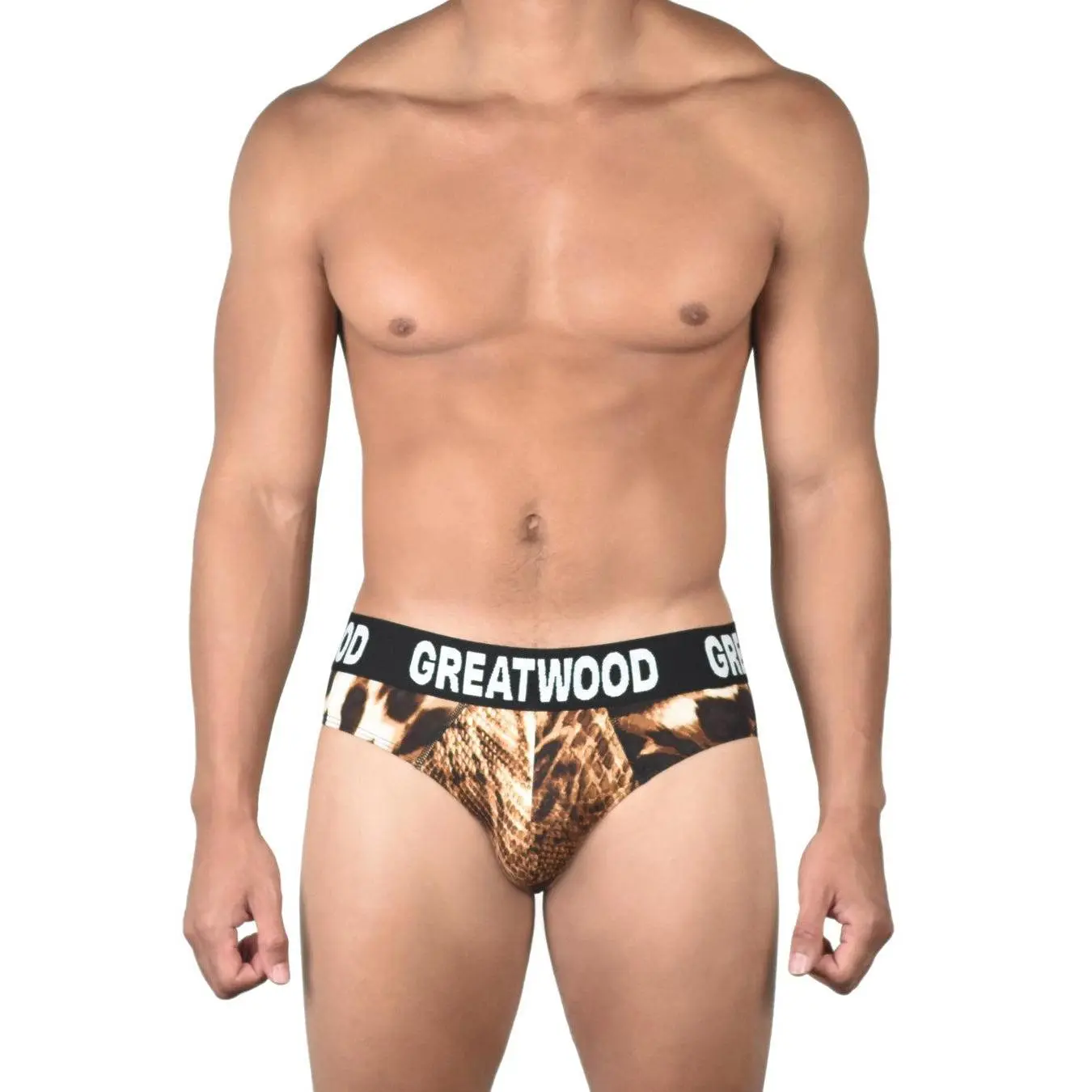 José Animal Print Brief