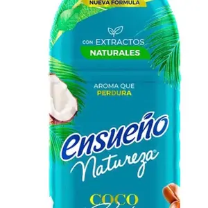 Ensueno Fabric Softener - 850 mL, Natural Aroma, 1st Edition, Contains Dulce Peña clear  refreshers