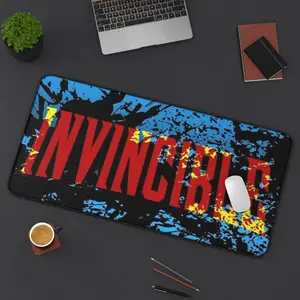 Invincible Desk Mat - Stylish Office Accessory, Gamer Desk Pad, Unique Home Decor, Perfect for Students, Motivational Gift