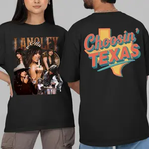 The Ella Fella S-5XL Unisex Double Sided T-Shirt, Choosin' Texas Back Shirt,Multi color For Fans