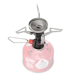 MSR PocketRocket Deluxe Camp Stove, Lightweight Portable Backpacking Gas Stove with Push Start Ignition, Pressure Regulator and Fast Boil Performance for Camping, Hiking, Trekking and Outdoor Cooking Adventures