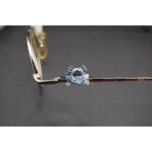 Blue Axolotl Eyedeco Charm