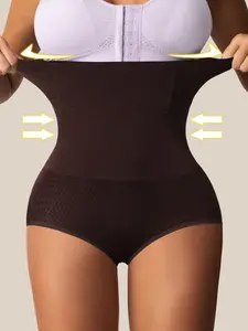 Seamless High Waist Shaping Panties Slimming Tummy Control Waist Trainer Body Shaper Shorts Bottoms Shapewear For Women Underwear Women's Underwear Sheath Flat Belly Woman Lingerie Briefs Butt Lifter
