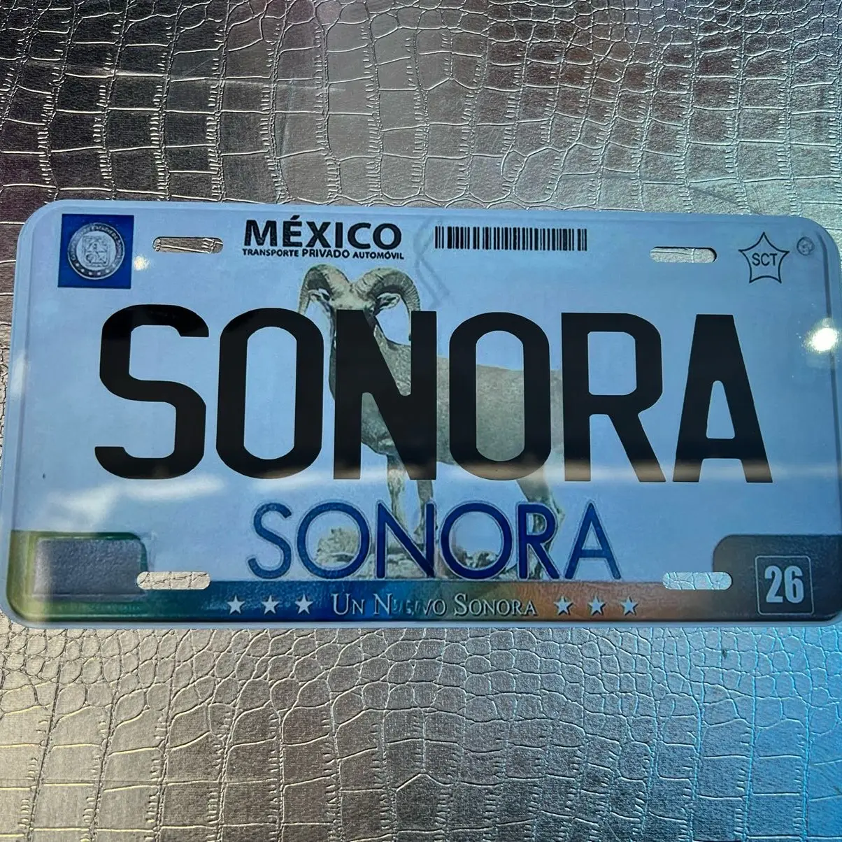 Sonora personalized lamina decorative