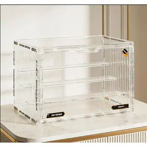 Retail display cabinet, figure display case, dust-proof building block display rack, storage rack, storage box, household storage box