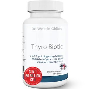 Dr. Westin Childs Thyro Biotic | Probiotic for Women - Support Thyroid, Digestive Health & Hormones | Saccharomyces boulardii, Bacillus coagulans, lactobacillus & bifido 60 Billion CFU | 30 Servings