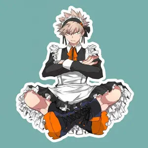 Bakugo Katsuki Intense Expression My hero Academia Sticker