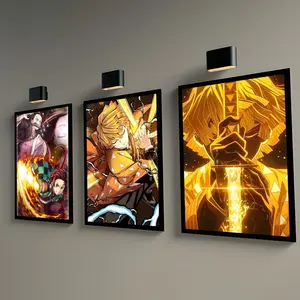 D-Demon S-Slayer Poster HD Waterproof Art Poster for Home, Bar & Café Decor | Fade-Resistant, Non-Sticky, Vibrant Artistic DIY Wall Print | Perfect Decorative Poster for Office & Living Room