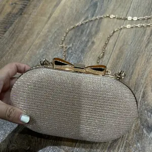Women Bag Clutches Bag Metal with Chain for Party Daily