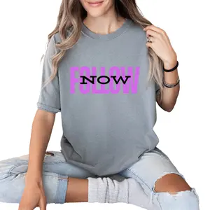 Follow Now T Shirt Go Live Now Unisex Sizing Fit Tee for Day to Night Wear Graphic Top Comfortable Style Womenswear