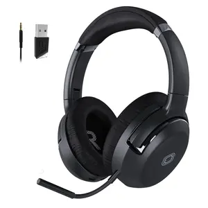 Wireless Over-Ear Noise Cancelling Headphones with Multiple Modes Bluetooth-Compatible Waterproof Foldable Dynamic EQ for Gaming Music and Travel