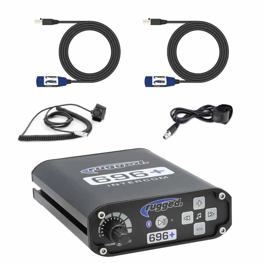 Rugged Radio 2 Person - BUILDER KIT with RRP696 PLUS Bluetooth Intercom System