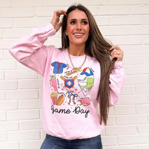 Baseball Game Day Collage | Baseball Things | Spring Sports Sweatshirt!