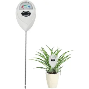 Soil Moisture Meter, Soil Moisture Monitor for House Plants, Soil Hygrometer Moisture Sensor for Indoor & Outdoor, Garden, Farm, Lawn Plant Care, No Battery Needed(White)