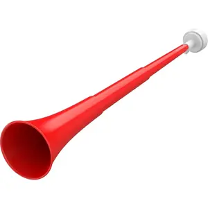Collapsible Stadium Horn 24 Inch Vuvuzela Plastic Trumpet Horn Blow Horn Noisemakers Loud Sound Soccer Horn Cheer Horn for Sporting Events Graduation Games School Party Supplies Favors Accessories