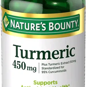 Antioxidant Turmeric Capsules, Healthcare, 450 Mg, 60 Ct Edible Supplement