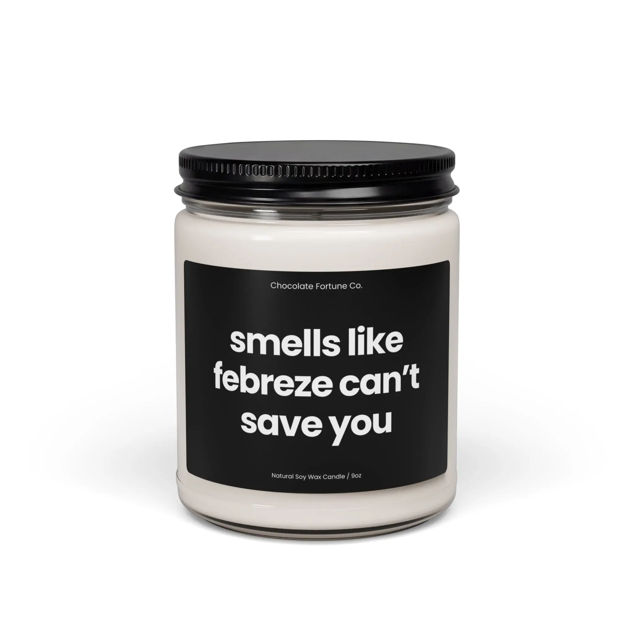smells like febreze can't save you Candle | Scented Soy 9oz
