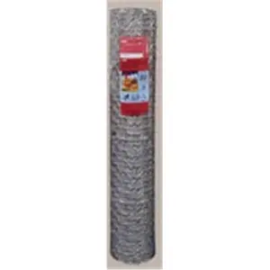 212 MAIN Galvanized Steel Hexagonal Mesh Poultry Netting - 60in x 50.2in, #20 Gauge, Reinforced Lines, for Chicken Cages, Home Improvement Garden Raised Beds