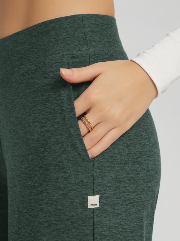 ODODOS Women's Extra Wide Leg Pants - Ultra Soft odSTRATUM Tech Casual Relaxed Lounge Pants with Pockets - 29" Inseam