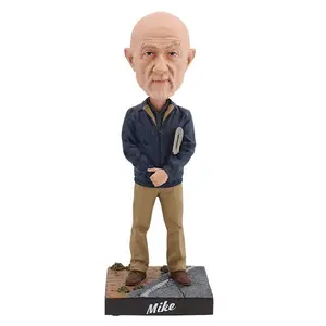 Better Call Saul Mike Ehrmantraut Bobblehead Collectible Figures Desktop Statue