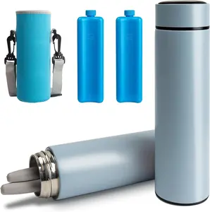 Insulin Pens Cooler Travel Case, TSA Approved Medicine Cooler with 2 Biogel Ice Pack, Diabetic Insulin EpiPen Carry Case (Blue) Drinkware Flasks Lightweight Water Bottles Lightweight Mug