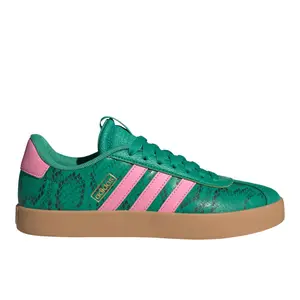 adidas Womens Vl Court 3.0 Lace Up Sneakers Shoes Casual - Green