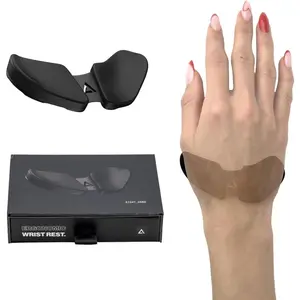 Carpio 2.0 - Right-Handed   Wrist Rest for ,  Support, , Anti-, Easy Glide, Sleek, Office, Computer, Laptop, Gaming - Large, Black