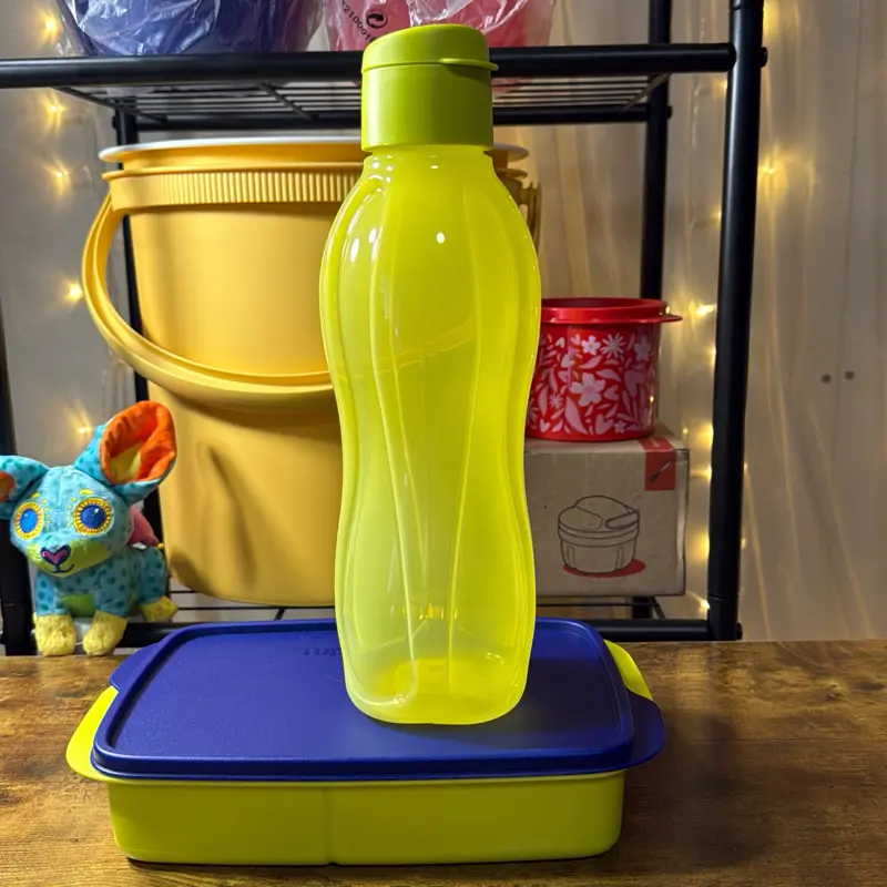 Tupperware Lunch Set Lime Green