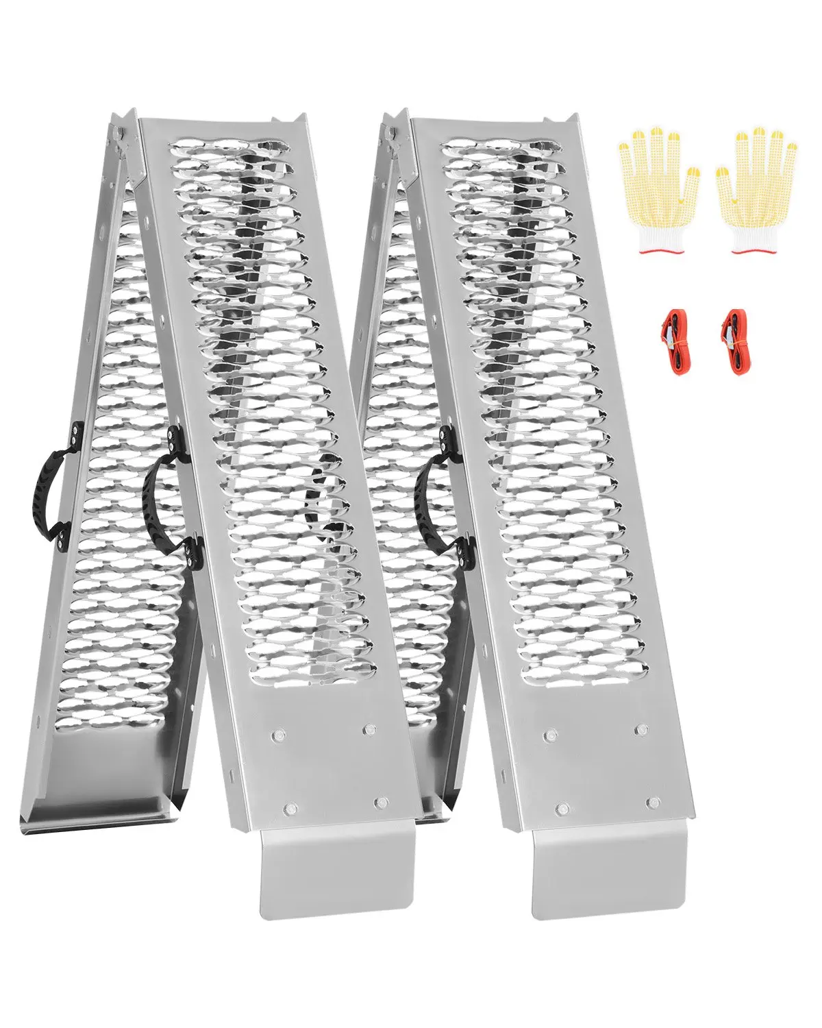 【summerfinds】VEVOR 1000 lbs Aluminum Ramps 2Pcs Heavy-duty Loading Ramps with Handles, Car Ramp