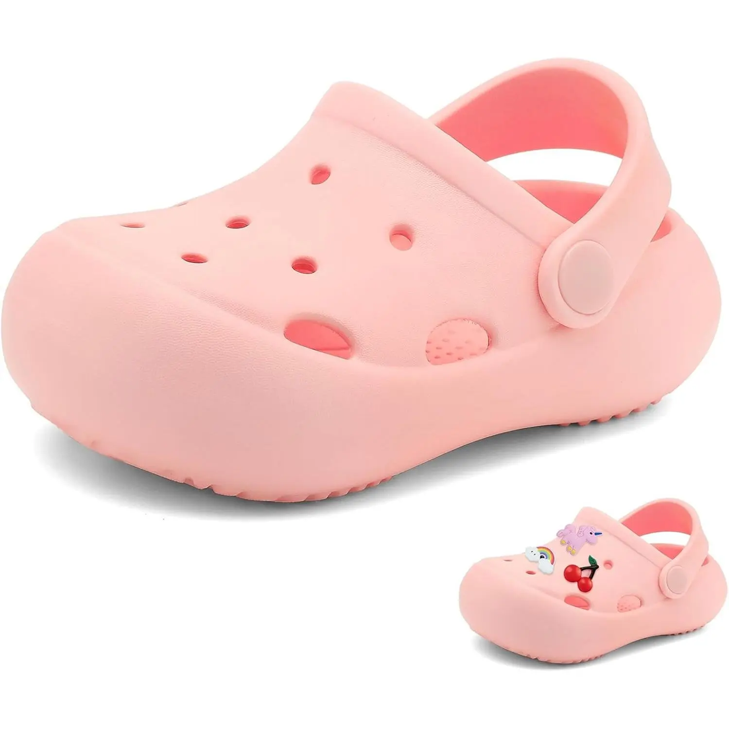 XP-SOK04  Toddler Classic Clogs Skin-Friendly Comfy Lightweight Boys Girls Slip On Water Shoes