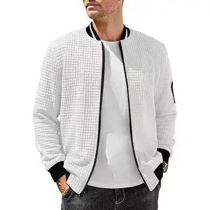 Mens Lightweight Jacket Casual Bomber Jacket Varsity Coat