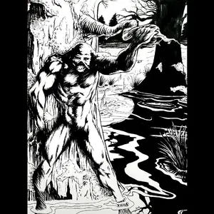 Swamp Thing Illustration