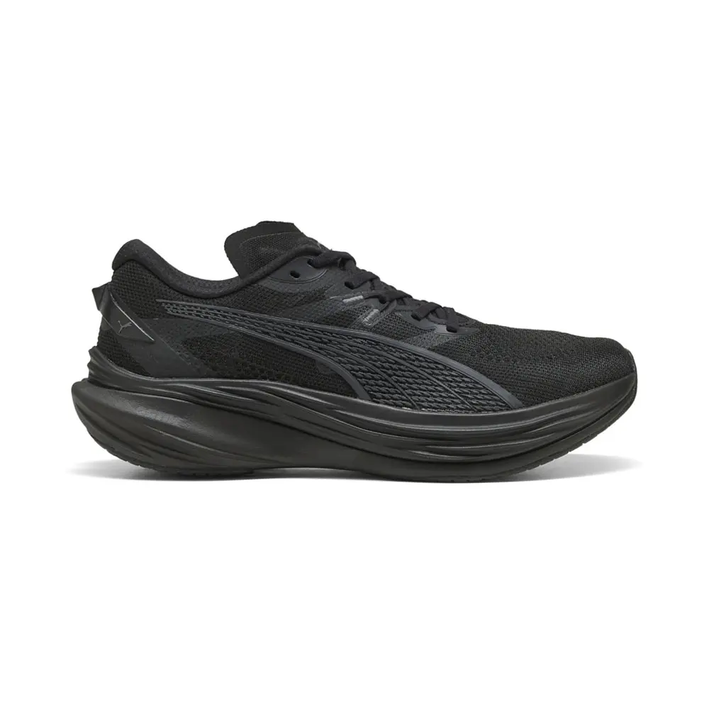 PUMA Mens Deviate Nitro 3 Wide Running Sneakers Shoes - Black