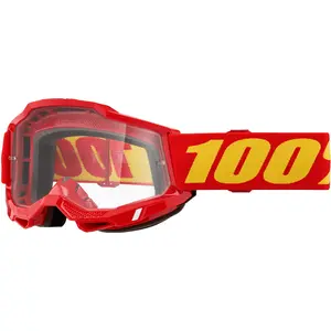 Accuri 2 Junior Goggle Red Clear Lens
