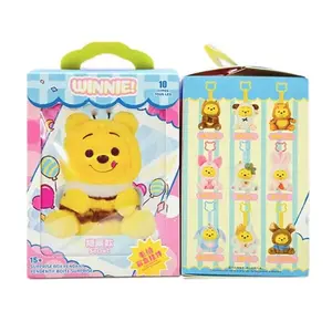 Miniso Disney Winnie the Pooh Naughty Party Series Vinyl Plush Pendant One Blind Box