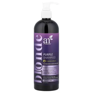 artnaturals Purple Shampoo, For Blonde & Bleached Hair, 16 fl oz (473 ml)