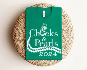 Chucks and Pearls 2024 T shirt