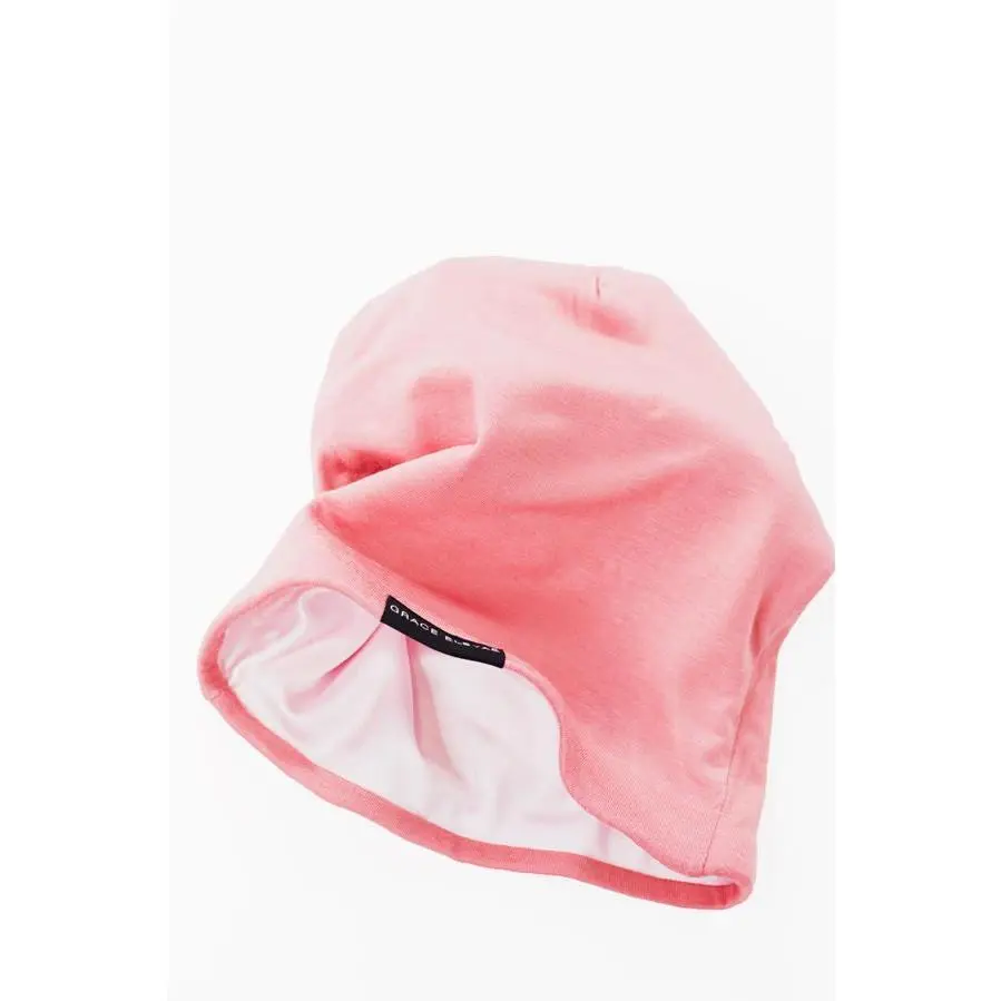 Handcrafted Coral Satin-Lined "The Slap" Cap, Fashion Hair Hat Accessory