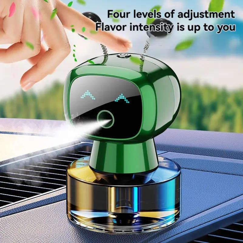 Intelligent Robot Aromatherapy Machine，car aromatherapy diffuser，car aromatherapy，adjustable  aroma diffuser，portable waterless diffuser