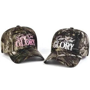 Glory To God Wilderness Camo Adjustable Cap