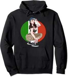 Chingona Girl Strong Mexicana Latina Pride Mexico Flag Pullover Hoodie - Jenniferlau Shop 57B0BRT3VQBV