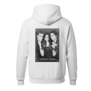 Vampire Diaries White - Vintage T-Shirt, Actor Vintage Sweatshirt Unisex, Novel Hoodie, Gift for Movie Actor Lovers, Gift For Fan, 90s Vampire Romance, Menswear, Womenswear,  Streetwear