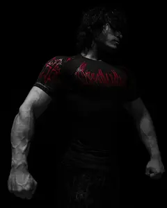 Men's Fitness Compression Tee Unique Design Quick Dry Slim Fit Athletic Training Top Shape Moisture Wicking T-Shirt