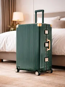 Spring glow up 20-29 inch Luggage  No Zipper Design, Quiet Wheels and TSA Lock, Durable Aluminum Frame Design, Business Travel Suitcase